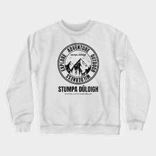 Irish Climbers - Kerry Ireland, Stumpa Dúloigh Mountain Crewneck Sweatshirt